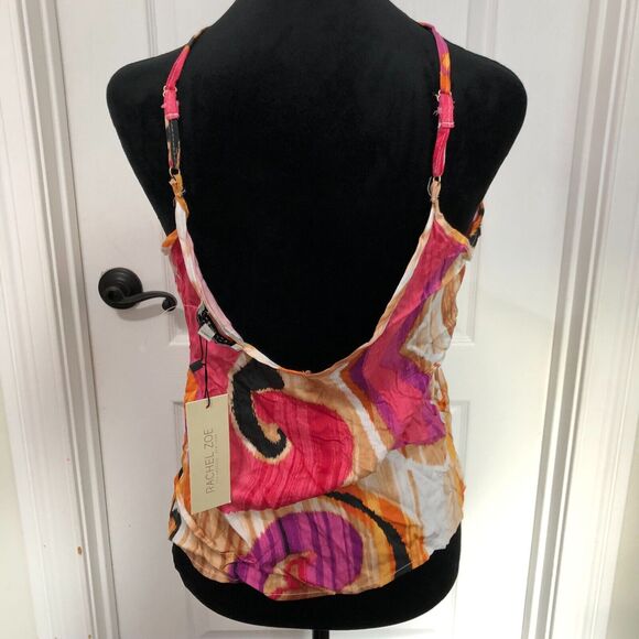 Rachel Zone‎ Womens Tank Top S Multicolor Sleeveless V-neck Camisole Rayon NWT - Picture 2 of 6